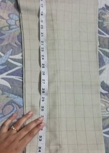 Men Cream Check Jacket Suit
