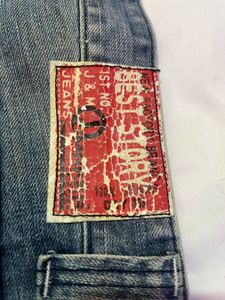 Embroidered Denim Jeans