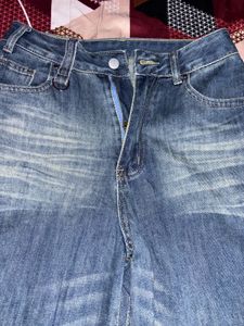 Wide Leg Denim Jeans