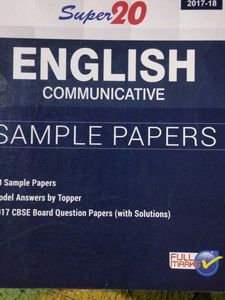 Super 20 English Communicative Sample Papers