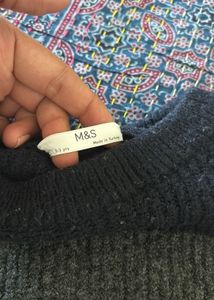 M&amp;S Kids Striped Knit Sweater