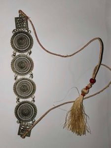 Vintage Silver Tone Waist Belt