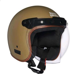 New Royal Enfield L Jet Open Face With Visor Helme
