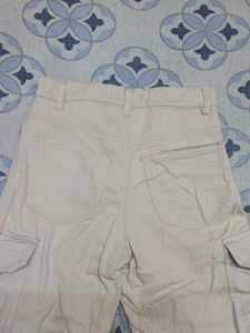Cream Colored 6 Pocket Cargo