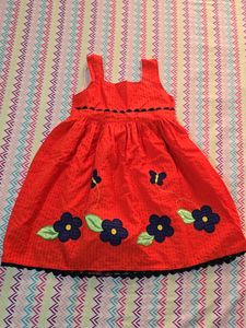 Cute Red Floral Dress❤️❤️