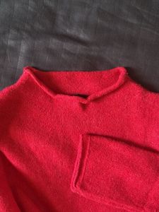 Women Fuchsia Solid Sustainable Pullover