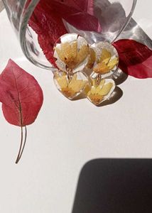 Handmade Pressed Flower Earrings