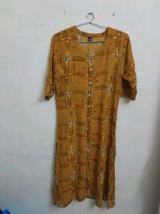 Beautiful Mustard Coloured Kurta
