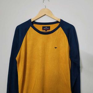 RED TAPE Round Neck Pullover withRibbed Hems