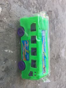 Toy Double Decker Bus green