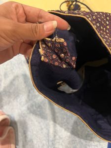 Bridal lehenga blouse.