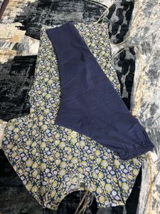 Floral Print Women's Kurta with pajama