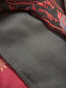 Red &amp; Black NEW SAREE