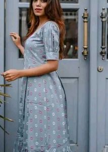 Floral Print Midi Dress