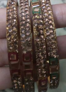 4 Stone Bangles