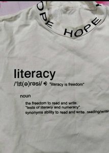 SHEIN TYPOGRAPHIC PRINT TSHIRT