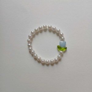 Tulip Beaded Bracelet Set Of 5