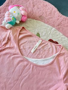 Cute Pink Layered T-Shirt