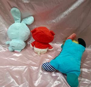 Combo Of 3 Plushies Toys