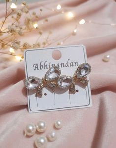 Sparkling Bowknot Earrings