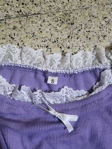 Lavender Crop Top
