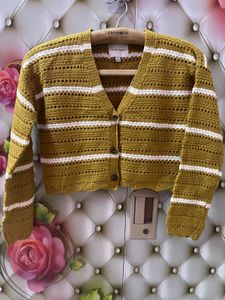 Striped Knit Cardigan