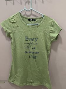 Zudio Green T Shirt