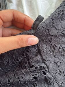 Sexy Back Cut Dress Black