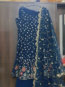 Peacock Peplum Suit