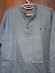 Diesel Grandad Collar Shirt - Light Blue