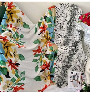 Floral Embroidered Fabric