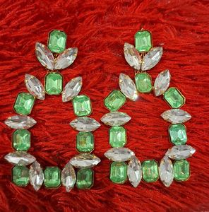 Green Gemstone Earrings