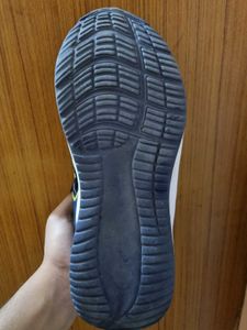 Navy &amp; Neon Athletic Shoes