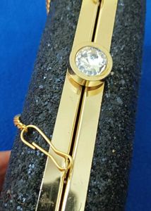 Sparkling Black Clutch
