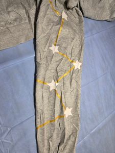 Starry Moon Grey Hoodie