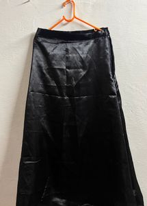 Satin Black Skirt | Old Money |