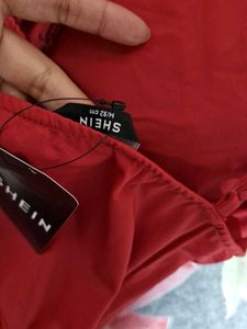 Red Bodycon Slip Dress (size M)