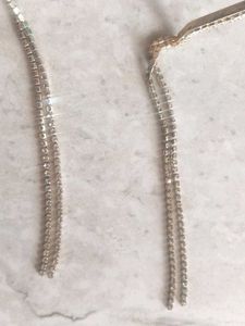 Sparkly Rhinestone Long Tassel Hair Brand