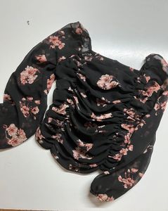 MESH FLORAL TOP