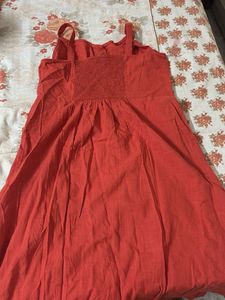 Red Button-Down Dress