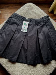 Black Pleated Skirt