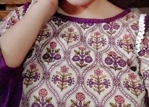 Elegant Purple Short Kurti