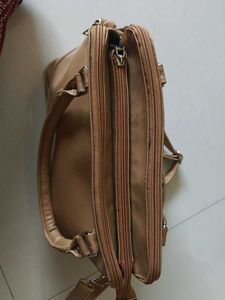 Tan Lapis O Lupo Handbag