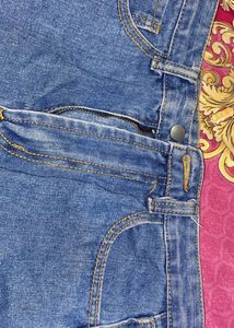 Blue Denim Jeans (Size- XS)