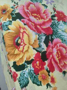 New Yellow Cotton Blend Single Bedsheet 🩵