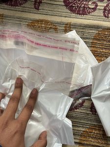 Transparent packing material