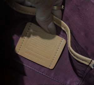 Sold—Coach Tabby 26 Chambray Navy Bag