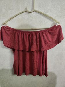 Women Peach Colour Top