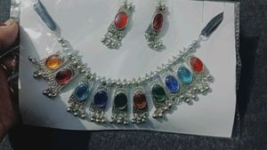 Multicolored Oxidised Jwellery