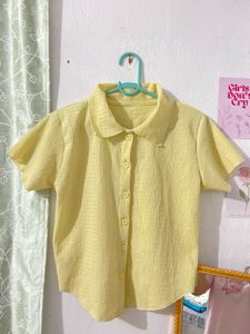 Butter Yellow Korean Top